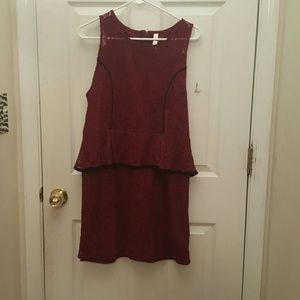 Peplum dress